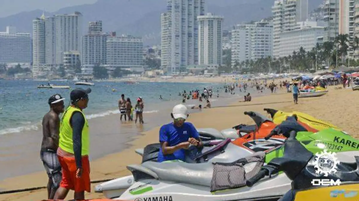 Acapulco cambios de temperatura en el mar y playas